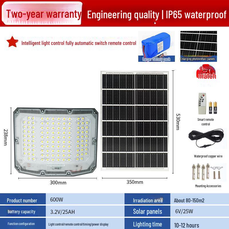 "Waterproof Solar Floodlights: Outdoor Garden & Home Lighting"