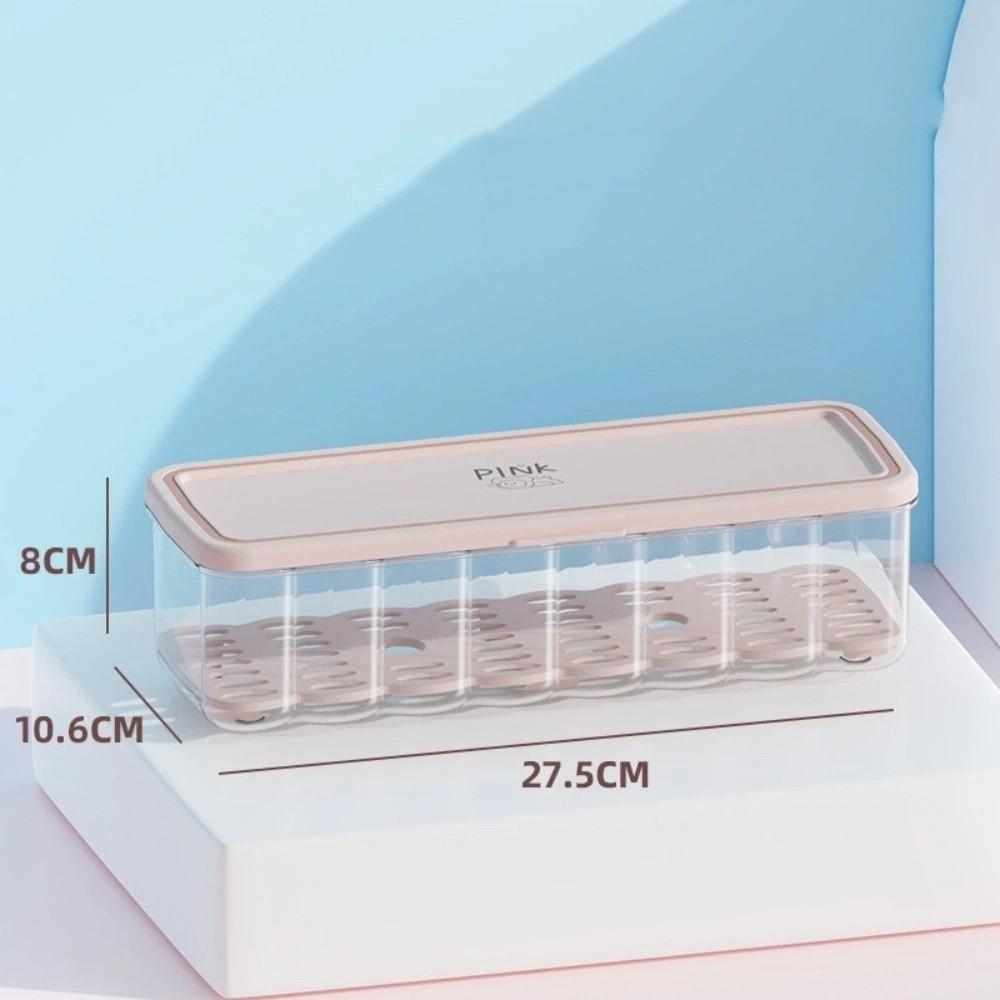 Transparent Chopstick Organizer with Drain Tray Multifunction Dinnerware Holder Plastic Chopstick Box For Utensils Drawer Spoons