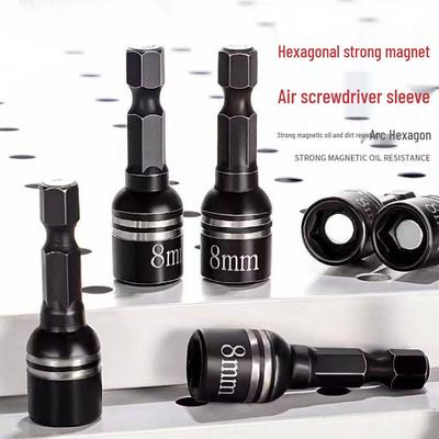 High Strength 8mm Hex Socket Magnetic Screwdriver Bit