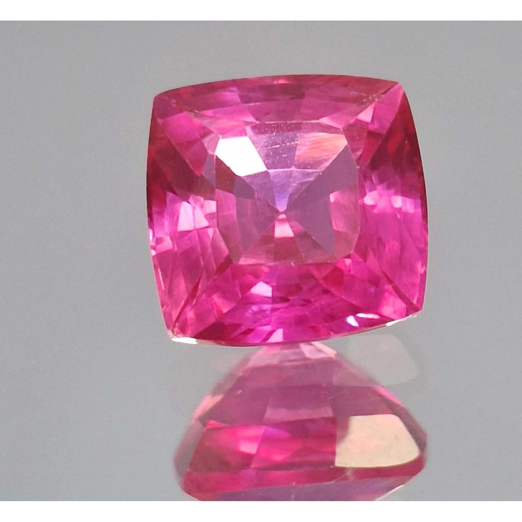 Stunning Natural Pink Sapphire 12-14 Ct Cushion Cut Certified Loose Gemstone