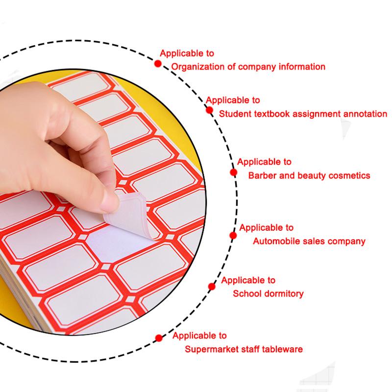 Various Models of Office Self-adhesive Label Paper Oral Paper Self-adhesive Label Stickers Handwritten Price Paper Name Stickers