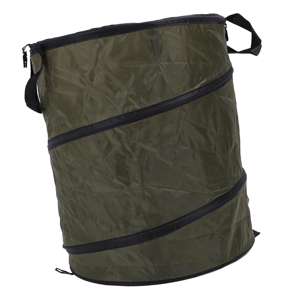 90L Folding Trash Container Portable Water Proof Oxford Cloth Camping Trash Bin for Picnic Outdoor