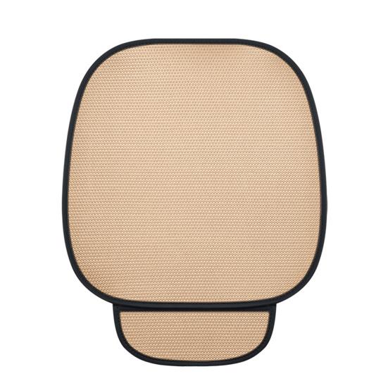 

Чехол на автомобильное сиденье, подушка, дышащая сетчатая ткань, Нескользящая нижняя часть, эластичная ударопрочная универсальная передняя часть A бежевый