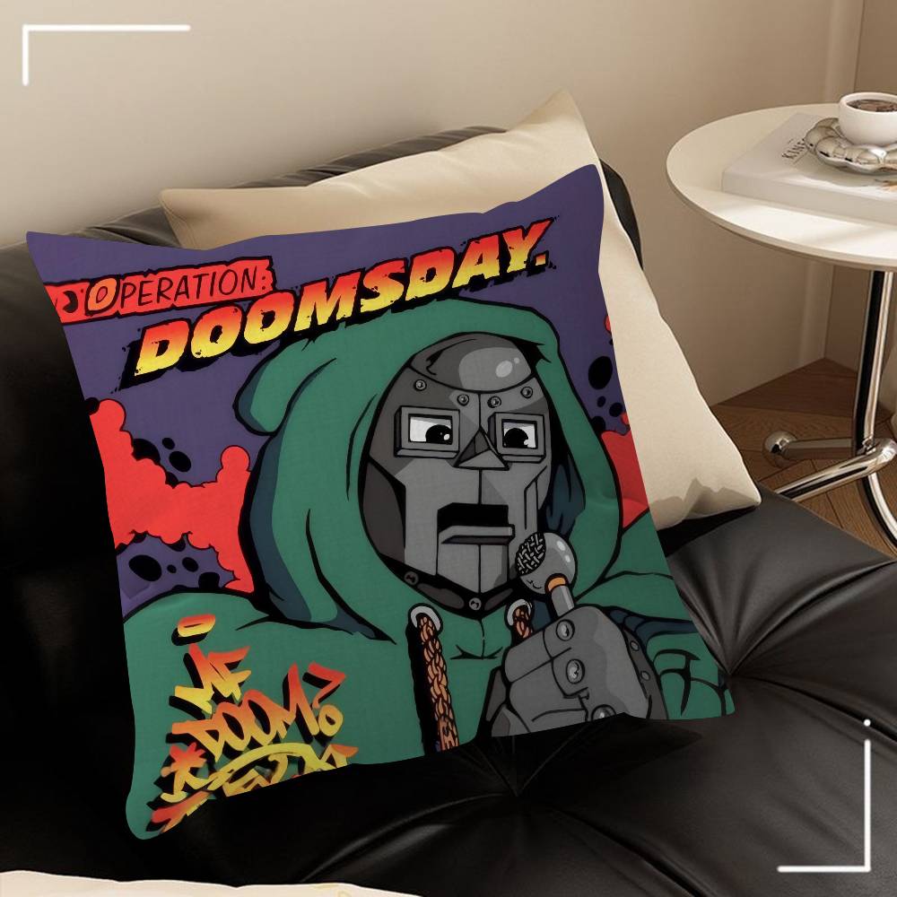 Rapper M-MF Cool D-Doom Madlib Pillow Cushion Cover Pillowcase Living Room Sofa Home Decor Customized