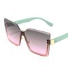 Okulary Przeciwsłoneczne Elegant Square Ombre Damskie Modne Filtr Uv