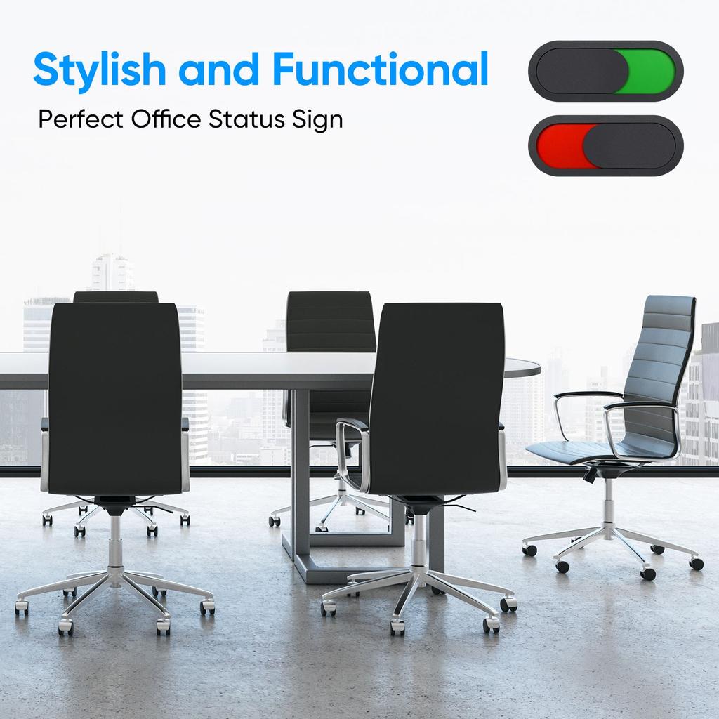 Small Slide Door Sign Conference Room Privacy Slider Door Indicator Privacy Sign  Do Not Disturb Hanger 10x4cm Office Door Signs
