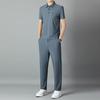 2024 Men's Summer Seamless Breathable Ice Silk Suit