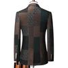 New Autumn and Winter Hong Kong Style Handsome Fashion Single Suit Men's Suit Top Business Casual Fashion Blazer