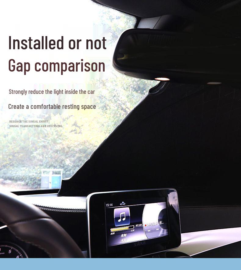 E18 Car Sunshade Blackout Curtains for Heat Insulation & Privacy
