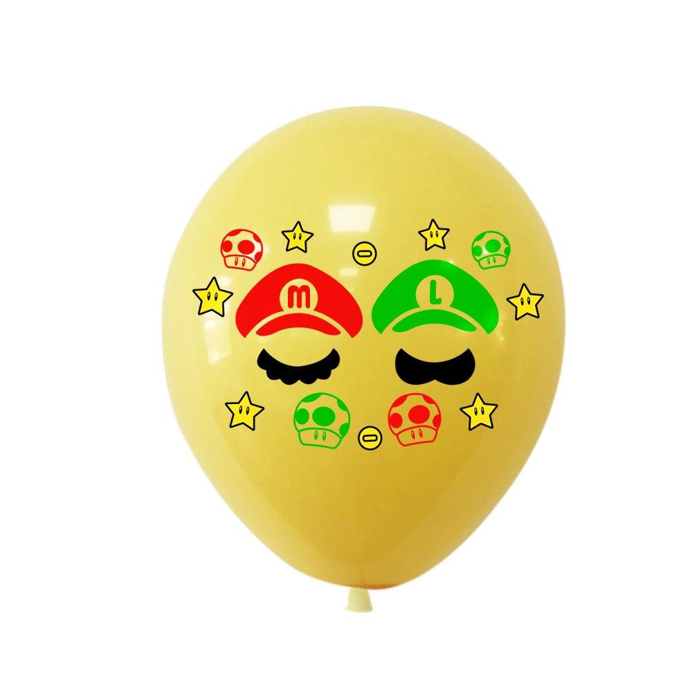 

Популярные латексные шары Марио для трансграничных продаж. Украшения для вечеринки в стиле Супер Марио жёлтый