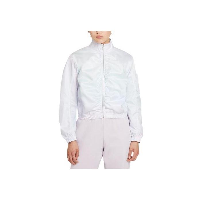 Nike Sportswear Womens Stand Collar Casual Jacket Women Jackets Pink Blue White DD4827-482