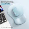 Gradient Simple Thickened Anti-Slip Ergonomic Computer Mouse Pad with Wrist Rest and Silicone Mouse Mat