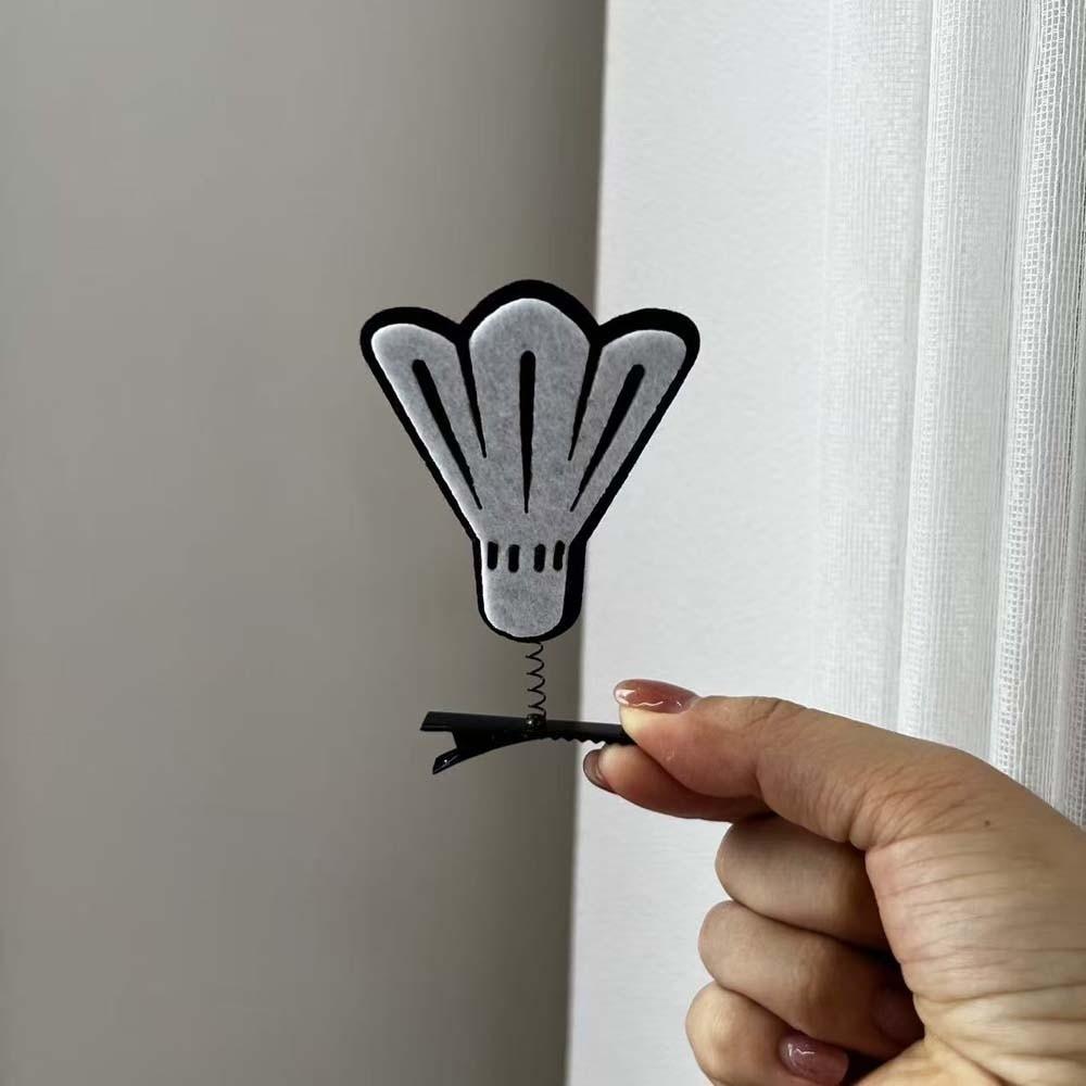 10pcs/set Zinc Zinc Alloy Basketball Hair Clips Flocking Side Clip for Fans  Cheering Props