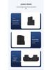 Black Nylon Velour Floor Mats for BYD Tang L-25 Model