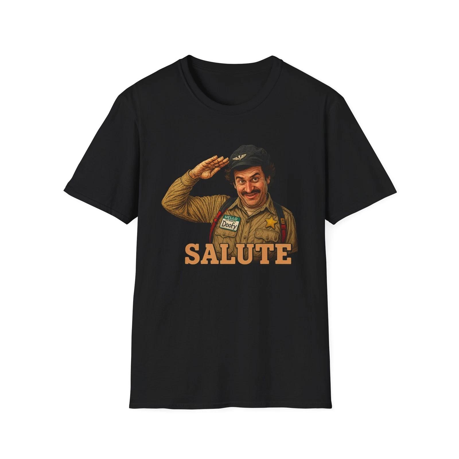 Men s and Women s T-shirts Softstyle T-Shirt, Scary Movie Tee, Special officer Doofy Salute Shirt XXXXL