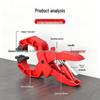 8-Inch Multifunctional Strong A-Type Woodworking Clamp - Thickened Non-Slip Nylon for Enhanced Durability