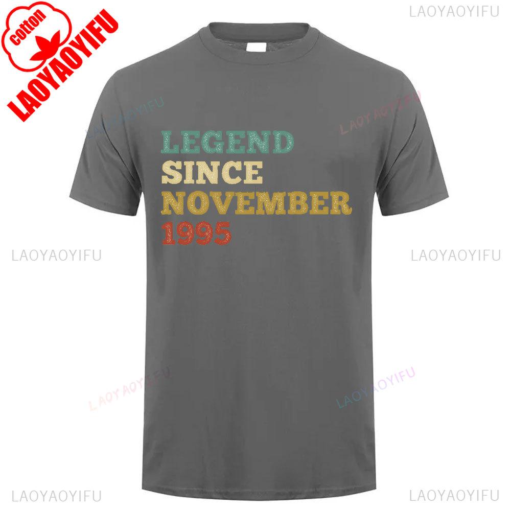 1995 The Year Vintage Cotton T Shirt Retro 90s Style Summer Short Sleeve Relaxed Fit Unisex Round Neck Tee Breathable Tops