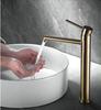 Basin Faucets Brush Gold Bathroom Faucet Single handle Basin Mixer Tap Bath Black Gray Chrome Faucet 304 SUS Sink Water Crane