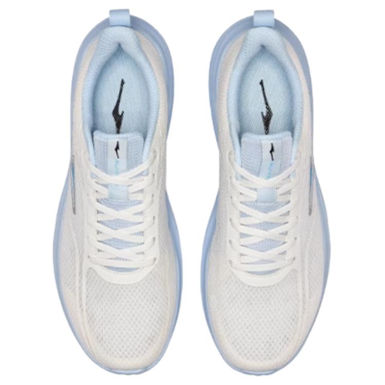 Erke Chasing 2 Comfortable Retro Breathable Durable Low-Top Casual Running Shoes Men sneakers White Blue 51125103469-005