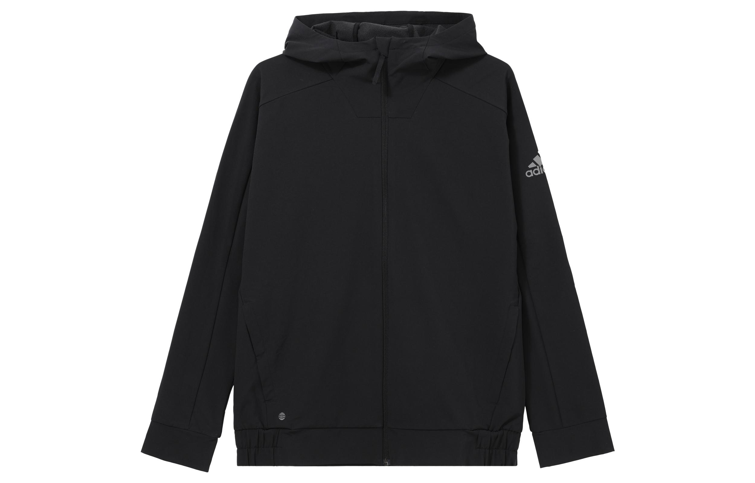 Adidas Jackets Unisex Black Hooded Moderate Other HE5265 M