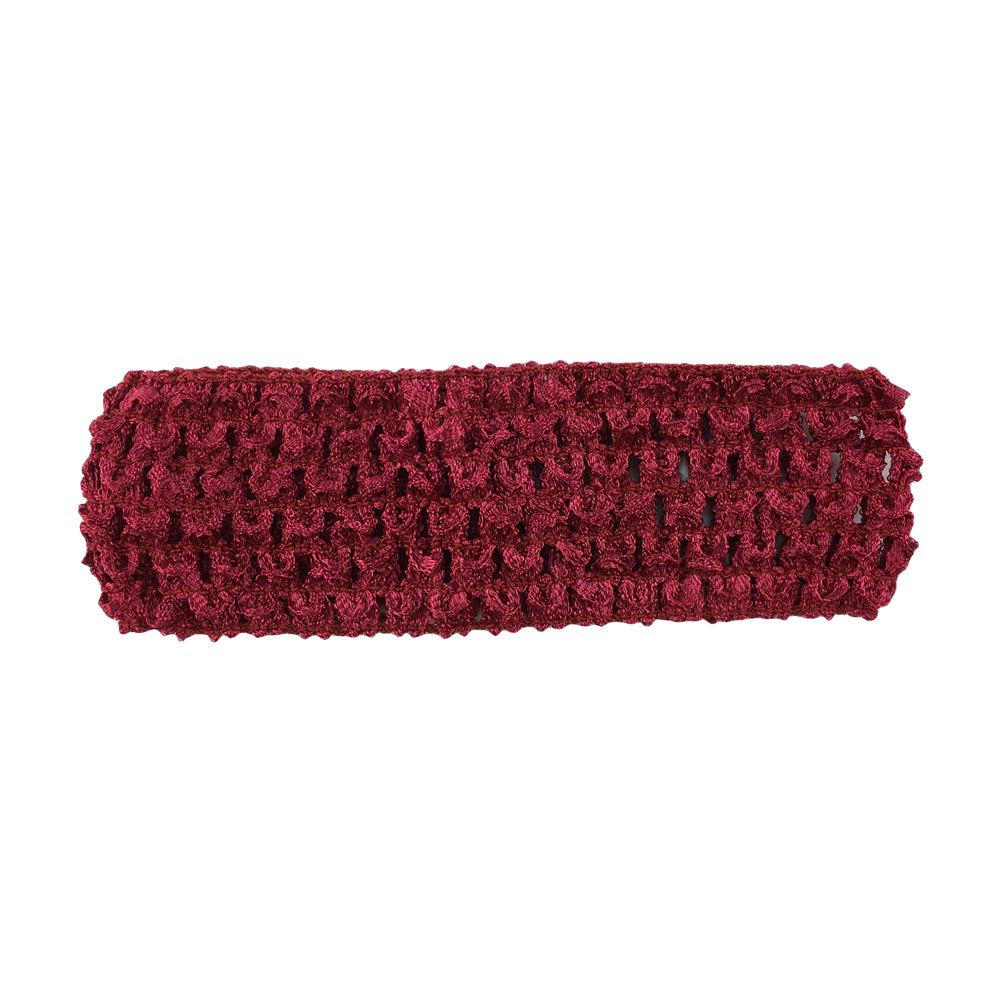 Silk Knitted Elastic Headband 1.5Inch Crochet Headband Crochet Headband 39 Colors Optional