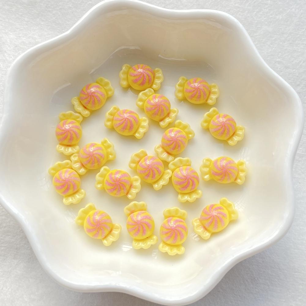 30Pcs New Mixed Nail Art Resin Colorful Candies Designer Charms Rhinestones DIY Craft For Nail 3D Decorations