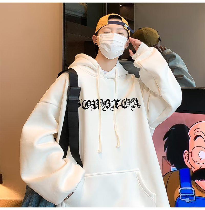 2024 Men's Heavyweight Hooded Sweatshirt - High Quality Loose Fit, Plus Size, Autumn/Winter Collection