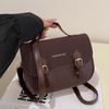 Taschentextur Personalisierte Lässige Einfache Lässige Retro Schulter Umhängetasche Tragbar Satteltasche Damen