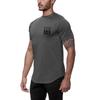 Muscleguys Fashion Casual Sports T-shirt Men's Summer Fitness Short-sleeved Mesh Breathable Street wear Slim Fit