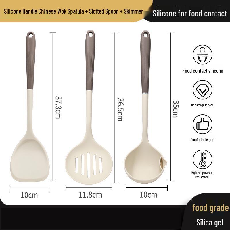 Silicone Oil-Separator Soup Spoon for Kitchen Use