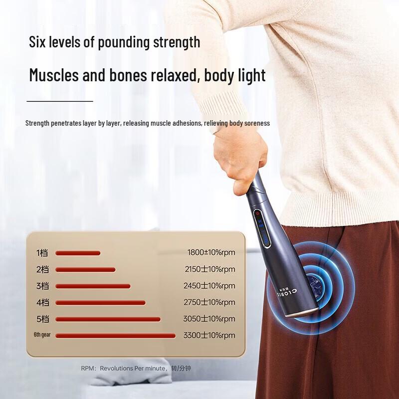 CLORIS G23A Handheld Percussion Massager CN plug (adapter included)