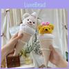 Cute Bear Butter Ice Cream Plush Animal Pp Cotton Fill Gift For Children