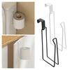 New Toilet Paper Holder - Easy Install Wall Mount Bathroom Tissue Roll Hanger with Painted Finish Space Saving No-Drill Design