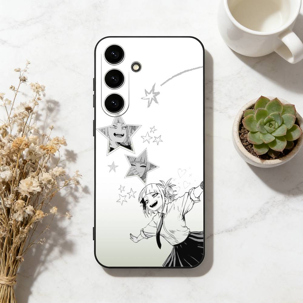 T-Toga himiko Phone Case For Samsung Galaxy A73,A72,A71,A70,A53,A52,A51,Others Soft Black Cover