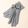 Fashion Lady Gloves Mittens Women Winter Vintage Driving Cycling Gloves Outdoor Keep Warm Windproof Gloves