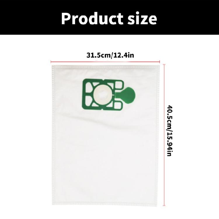 10Pieces Dust Bag Nonwoven Vacuum Cleaner Bag Robot Vacuum Bag Nonwovens Dust Bag Nonwovens Texture for PSP370 HZ370
