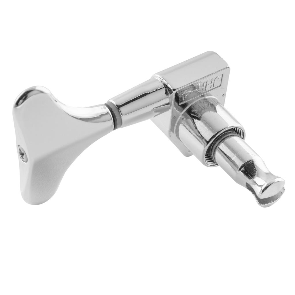 Musiclily Pro L2+R2 Bass Tuners, 17:1 Gear Ratio, for 4-String Ibanez-Style Electric Basses, Chrome