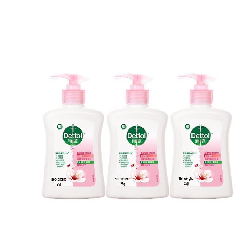 Dettol Moisturizing Antibacterial Hand Wash 3-Pack