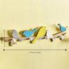 Creative Bird Shape Wall Hooks 4 Hooks Closet Organizer Holder Clothes Coat Hooks  Kitchen Supplies