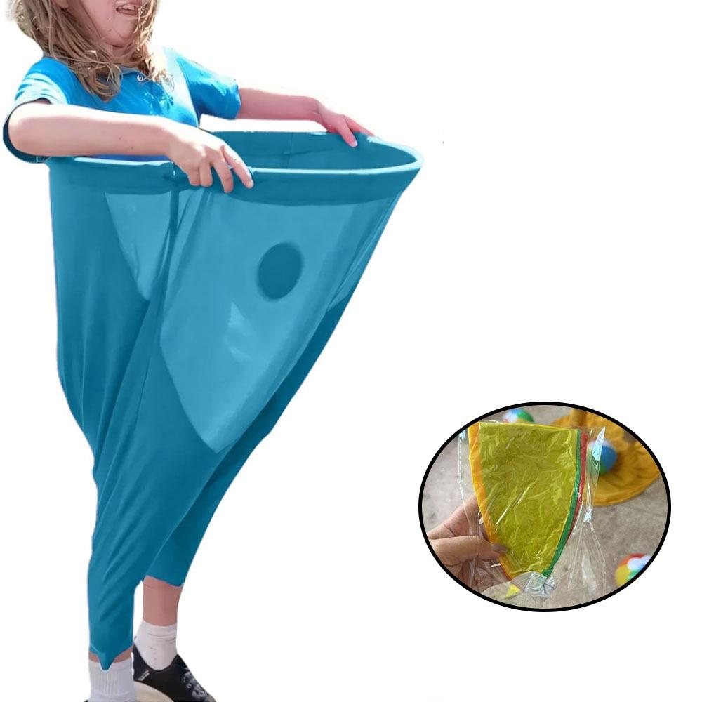 Funny Granny Pants Yard Game Set Interactive Parent-child Pitching Game Props Family Reunion Game B-Blue