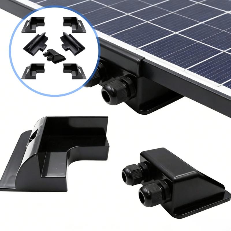 Solar Panel Bracket Set None Drilling Angle Installation Bracket Solar Installation Accessories for Roof Boats Yacht
