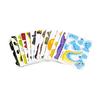 25Pcs/Set Kids 3D Puzzle Toy Cartoon Animal Dinosaur Airplane Cognition 3D Jigsaw Assembly Educational Game Kit Toddlers Boys Girls Gift