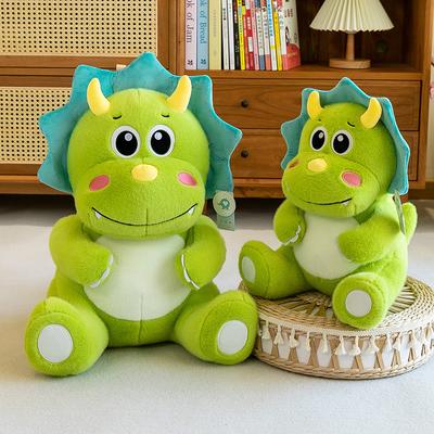 Dinosaur Doll Plush Toy Boys Sleeping Doll Triceratops Throw Pillow Rag Doll Birthday Gift