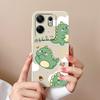 For Infinix Zero 30 4G 5G Case Cute Dinosaur Leopard Print Pattern Liquid Silicone Protective Back Cover For InfinixZero30 Funda
