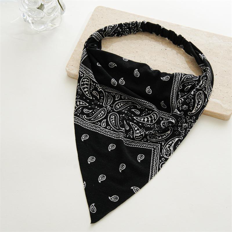 New Vintage-style Literary Headscarf for Women - Triangular Scarf, Versatile, High Elasticity, Durable, Perfect for Headwear Accessories.