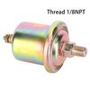 Oil Pressure Sender Sensor 0 to 100psi Auto Replacement Car Engine Oil Pressure Sensor 3015237 1Pin Head Switch 1/8NPT Thread for Industrial &