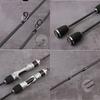 Quick-Adjust Lure Rod Small Bait Finesse System UL Spinning Casting Fishing Rod Carbon Fiber Ultralight 2 Pieces 1.68-1.8m 1-8g For Trout Fishing Rod