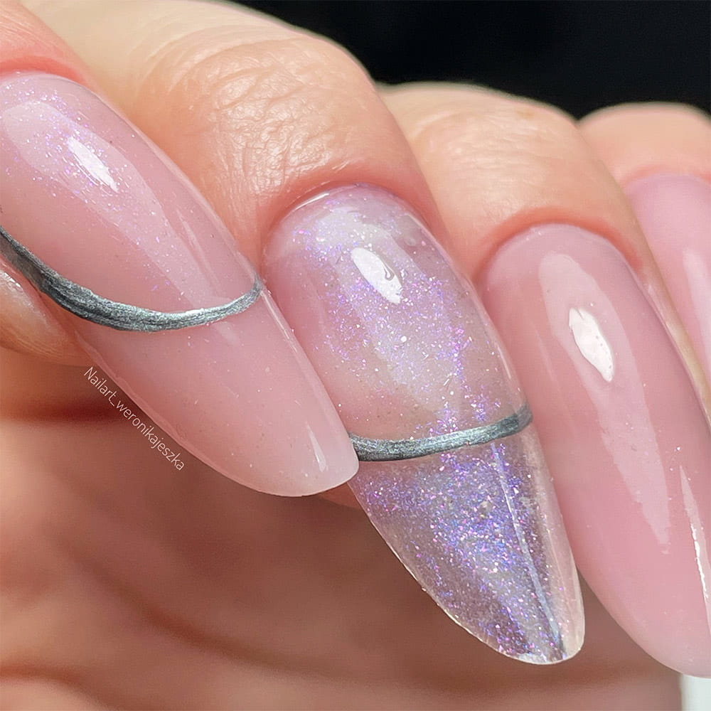 Żel Budujący Gęsty Jelly Moonlight Violet Allepaznokcie 15Ml