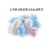 Easter Eggs Light Strings 40 LED Battery Operated Easter String Lights Pastel Lights for Easter Party Indoor Decorations 581
