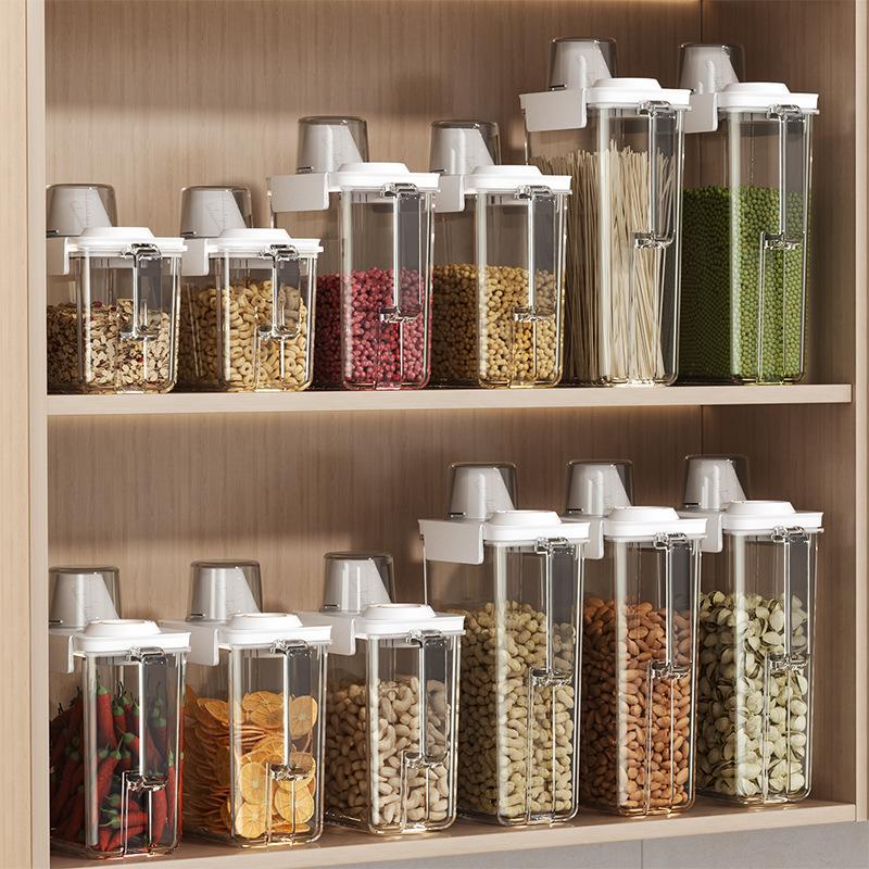 Grains storage box Sealed tank Kitchen safety grade Empty bottle Storage jar Insect-proof and moisture-proof rice noodle bucket